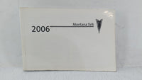 2006 Pontiac Montana Owners Manual Book Guide OEM Used Auto Parts - Oemusedautoparts1.com