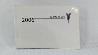 compare product 2006 Pontiac Montana Owners Manual Book Guide OEM Used Auto Parts