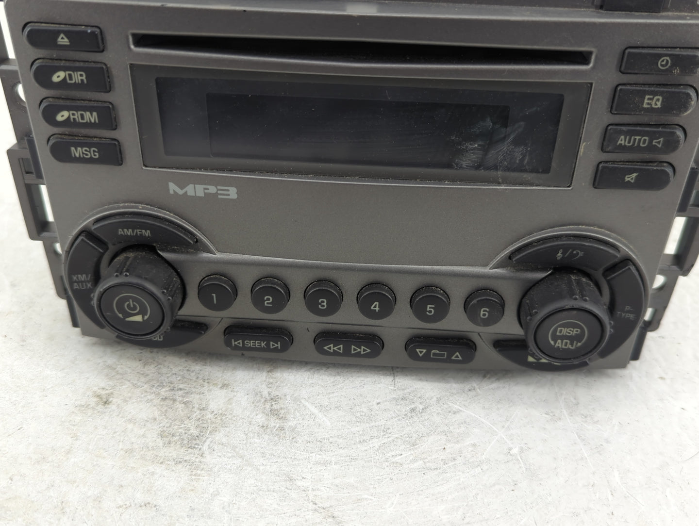 2006 Pontiac Torrent Radio AM FM Cd Player Receiver Replacement P/N:15850248 Fits OEM Used Auto Parts - Oemusedautoparts1.co