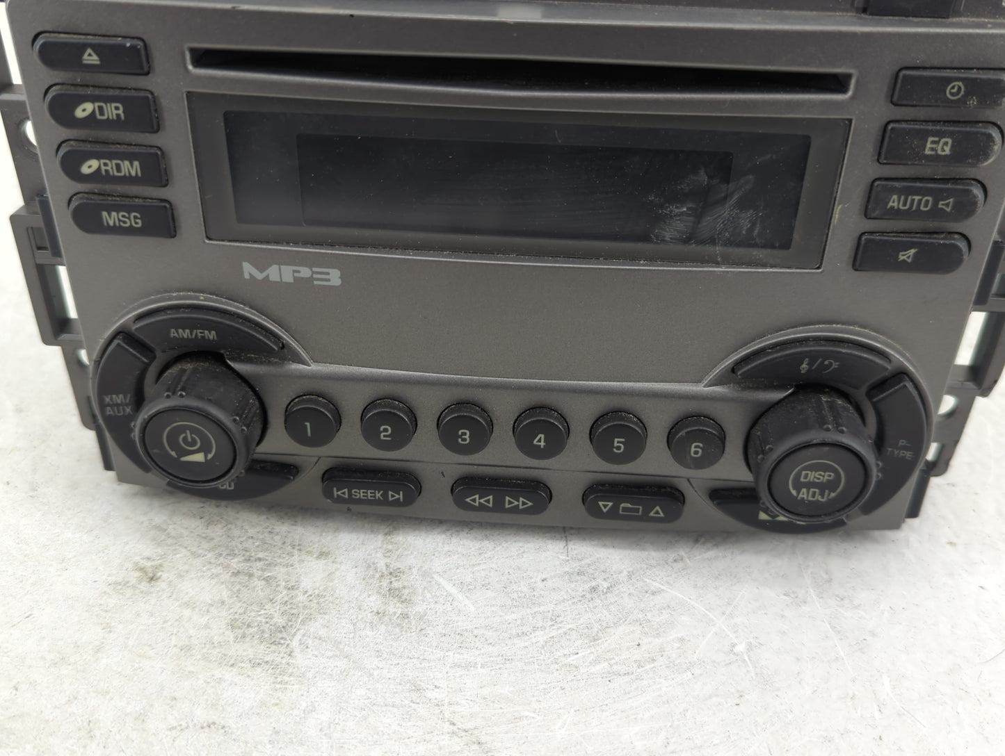 2006 Pontiac Torrent Radio AM FM Cd Player Receiver Replacement P/N:15850248 Fits OEM Used Auto Parts - Oemusedautoparts1.co