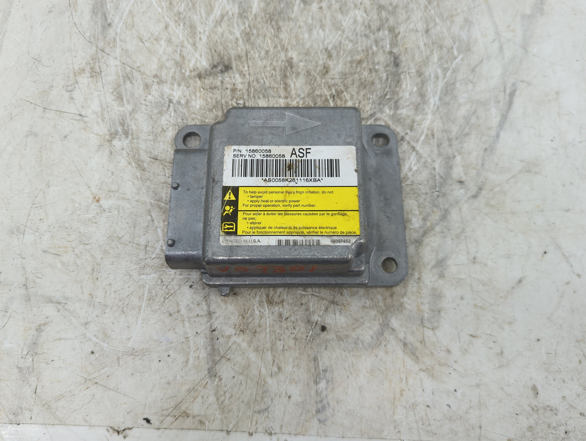 2006-2006 Pontiac Torrent Safety Restraint Srs Airbag Control Module - Oemusedautoparts1.com