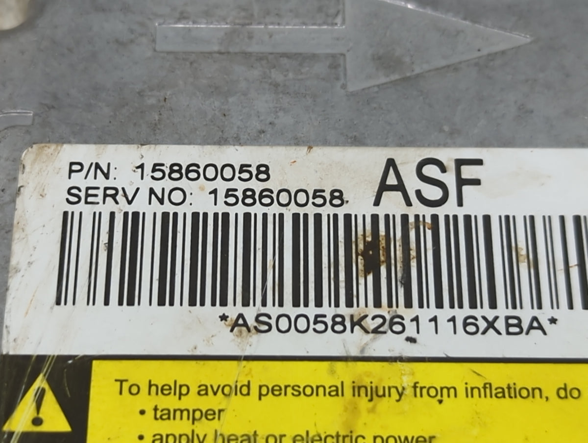 2006-2006 Pontiac Torrent Safety Restraint Srs Airbag Control Module - Oemusedautoparts1.com
