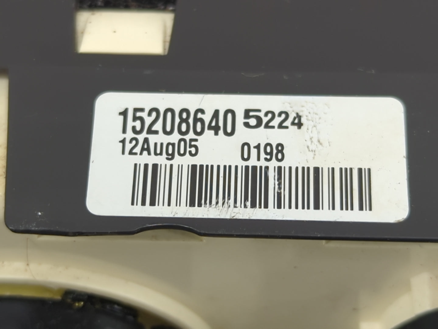 2006-2007 Saturn Ion Climate Control Module Temperature AC/Heater Replacement P/N:15208640 Fits Fits 2006 2007 OEM Used Auto