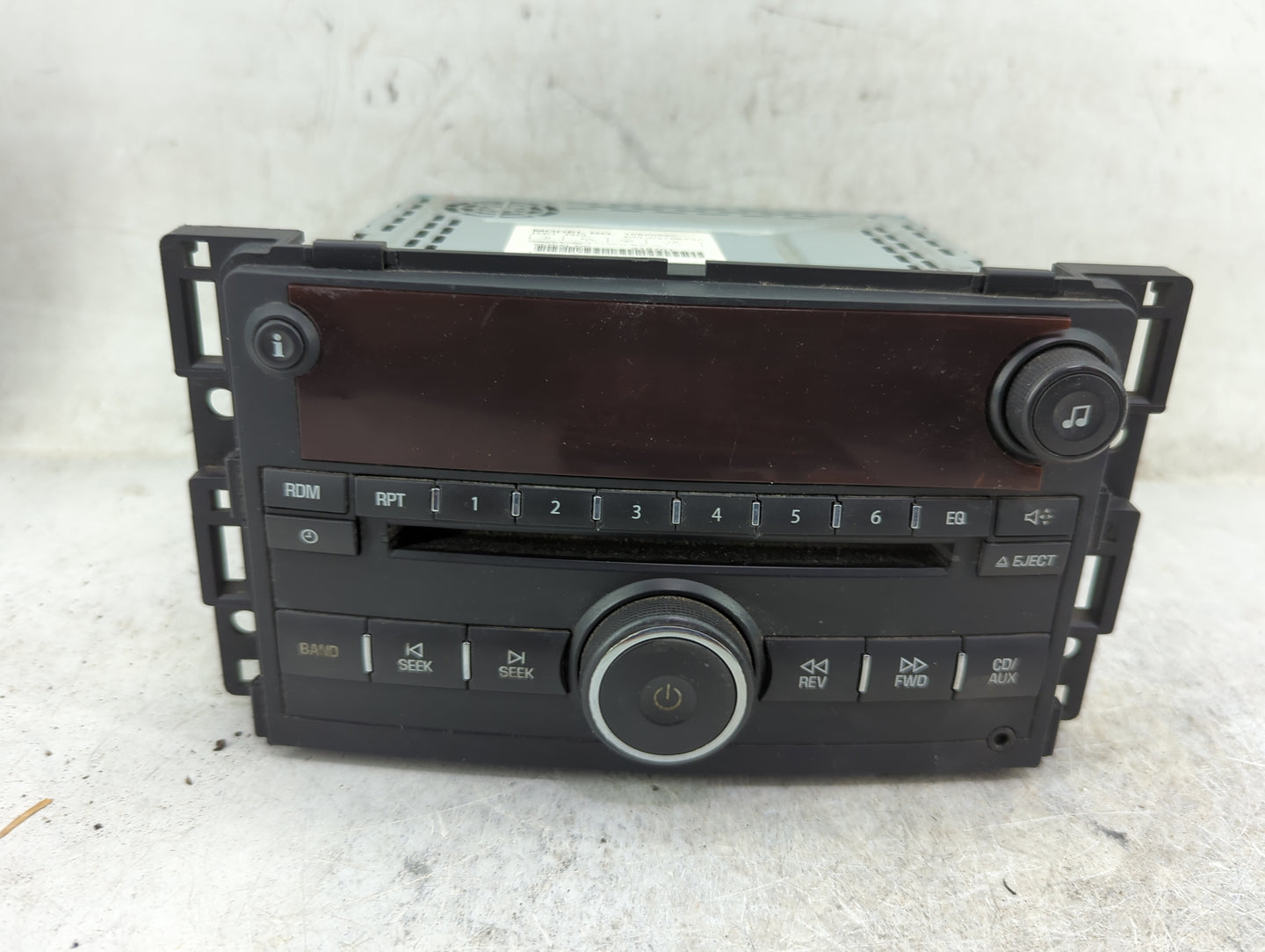 2006-2007 Saturn Ion Radio AM FM Cd Player Receiver Replacement P/N:CQ-JG1567YC 15850680 Fits Fits 2006 2007 OEM Used Auto P