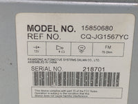 2006-2007 Saturn Ion Radio AM FM Cd Player Receiver Replacement P/N:CQ-JG1567YC 15850680 Fits Fits 2006 2007 OEM Used Auto P