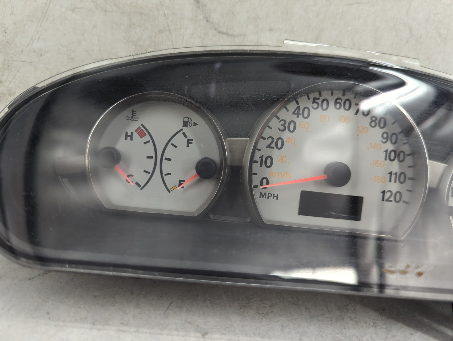 2006 Saturn Ion Instrument Cluster Speedometer Gauges P/N:A2C53091776 10373954 Miles: Fits OEM Used Auto Parts - Oemusedauto