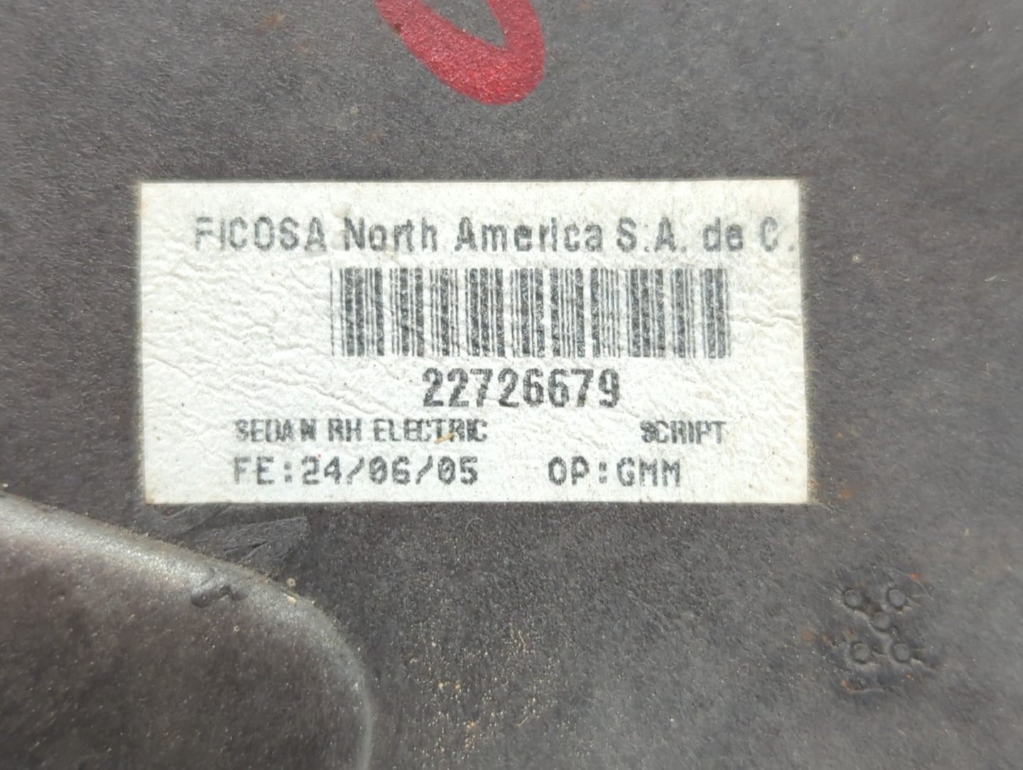 2005-2007 Saturn Ion Passenger Side View Mirror - Right Door Mirror OEM Used - Oemusedautoparts1.com