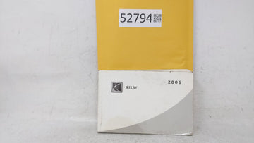 2006 Saturn Relay Owners Manual Book Guide OEM Used Auto Parts