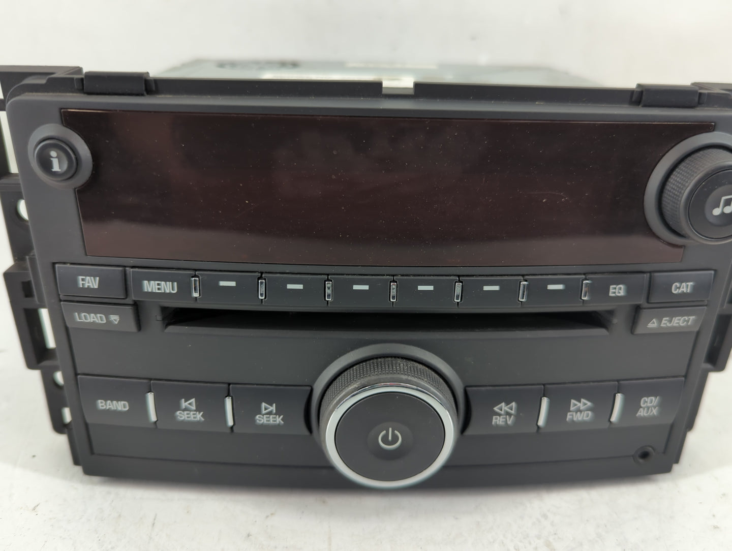 2006-2007 Saturn Vue Radio AM FM Cd Player Receiver Replacement P/N:15790418 Fits Fits 2006 2007 OEM Used Auto Parts - Oemus