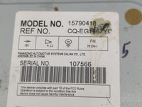 2006-2007 Saturn Vue Radio AM FM Cd Player Receiver Replacement P/N:15790418 Fits Fits 2006 2007 OEM Used Auto Parts - Oemus