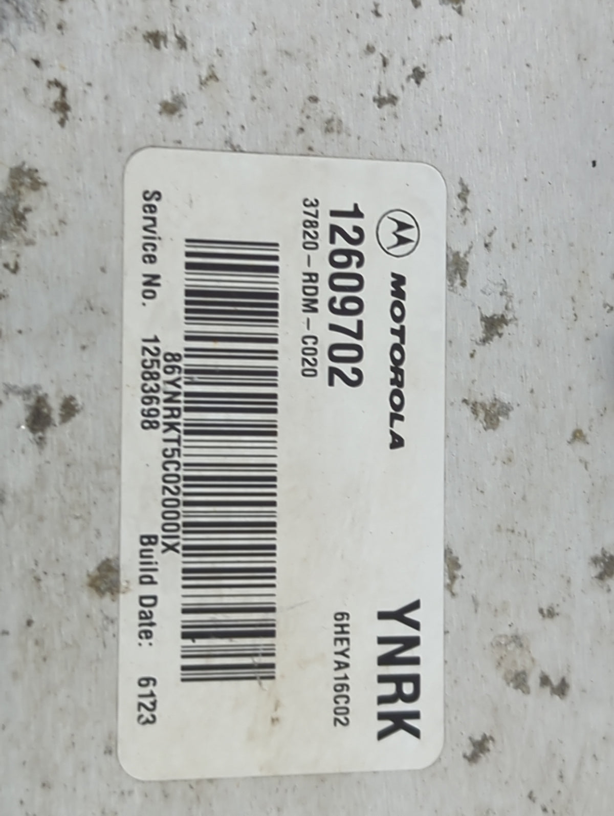 2004-2006 Saturn Vue PCM Engine Control Computer ECU ECM PCU OEM P/N:12609702 12583698 Fits Fits 2004 2005 2006 OEM Used Aut
