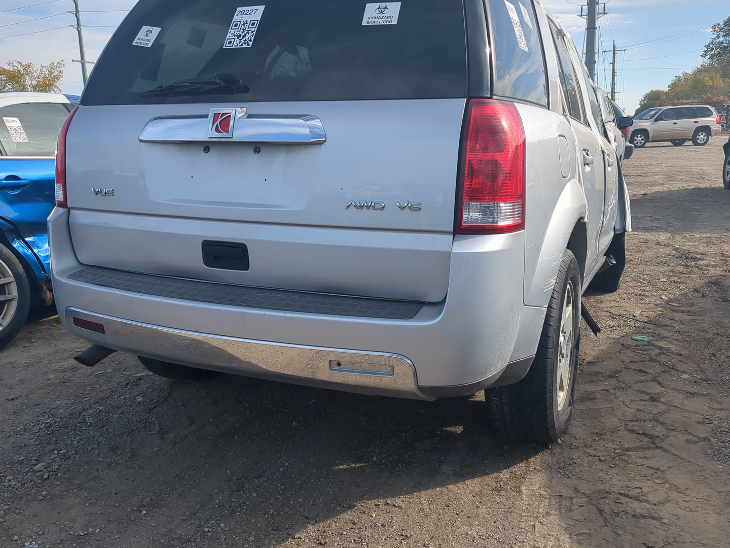 2006-2007 Saturn Vue Rear Bumper Assembly Oem - Oemusedautoparts1.com