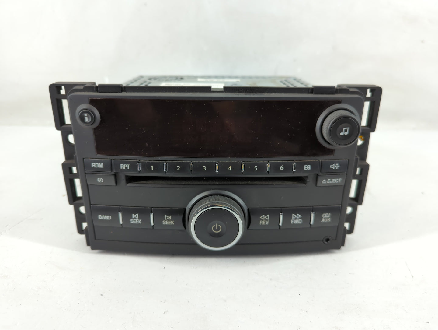 2006 Saturn Vue Radio AM FM Cd Player Receiver Replacement P/N:15814424 Fits Fits 2007 OEM Used Auto Parts - Oemusedautopart
