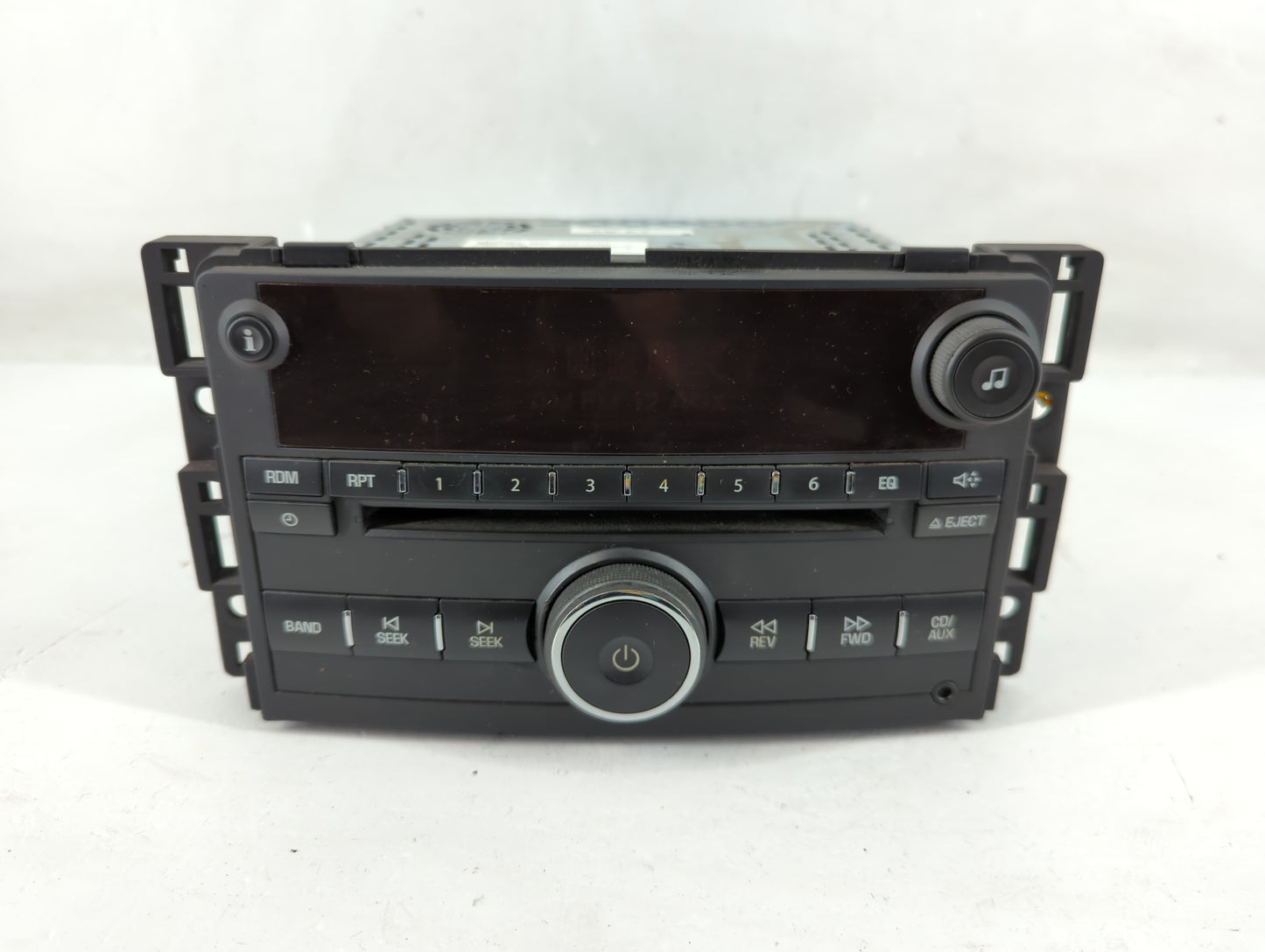 2006 Saturn Vue Radio AM FM Cd Player Receiver Replacement P/N:15814424 Fits Fits 2007 OEM Used Auto Parts - Oemusedautopart
