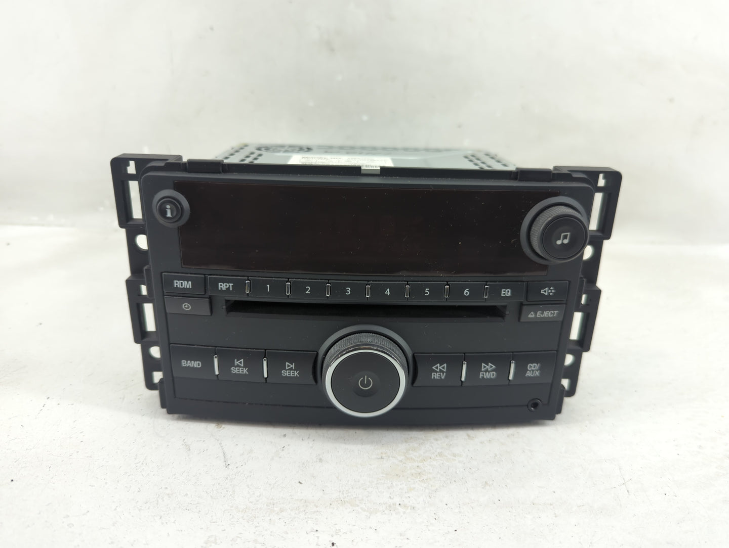 2006-2007 Saturn Vue Radio AM FM Cd Player Receiver Replacement P/N:15850680 Fits Fits 2006 2007 OEM Used Auto Parts - Oemus