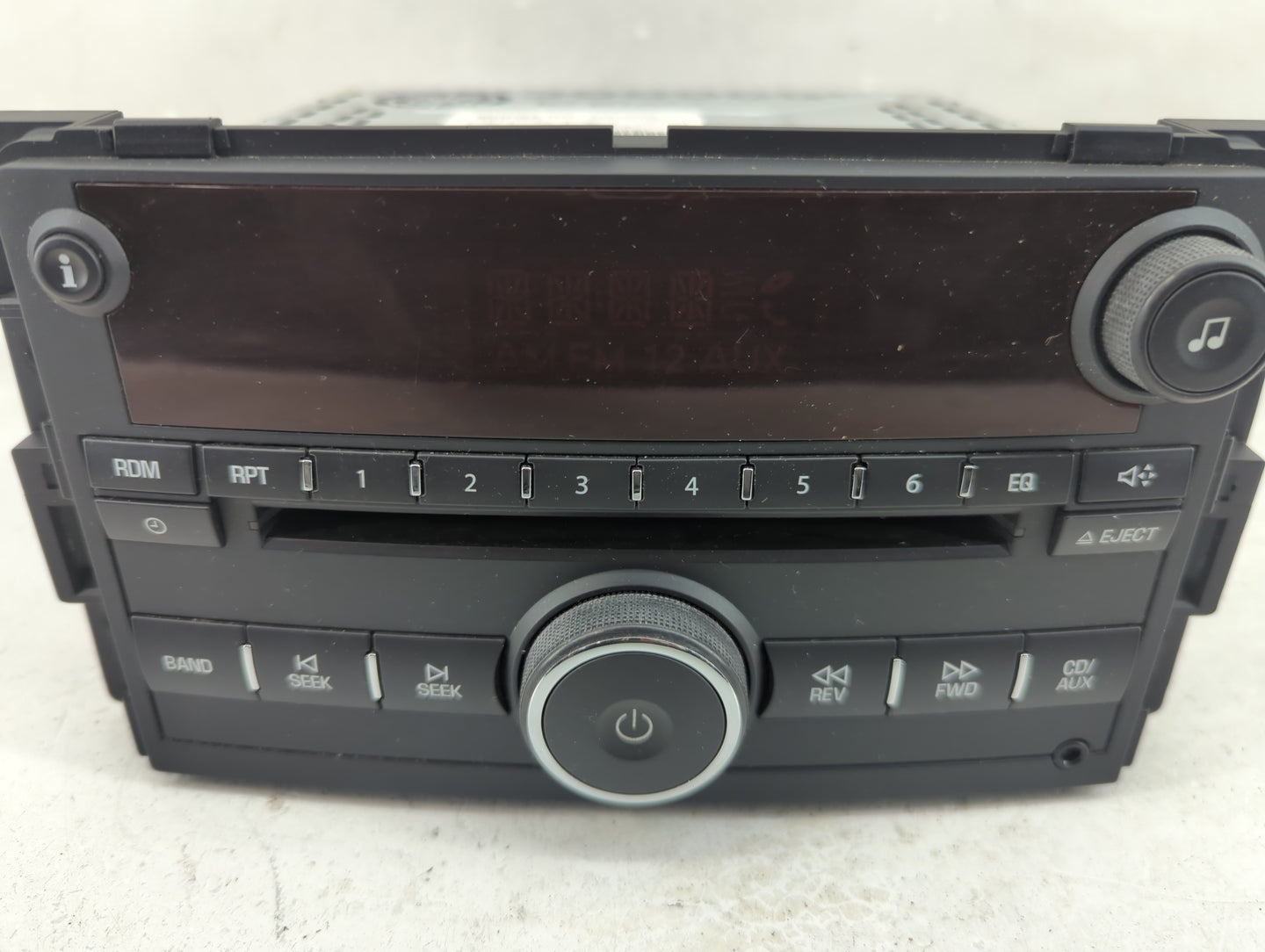 2006-2007 Saturn Vue Radio AM FM Cd Player Receiver Replacement P/N:15850680 Fits Fits 2006 2007 OEM Used Auto Parts - Oemus