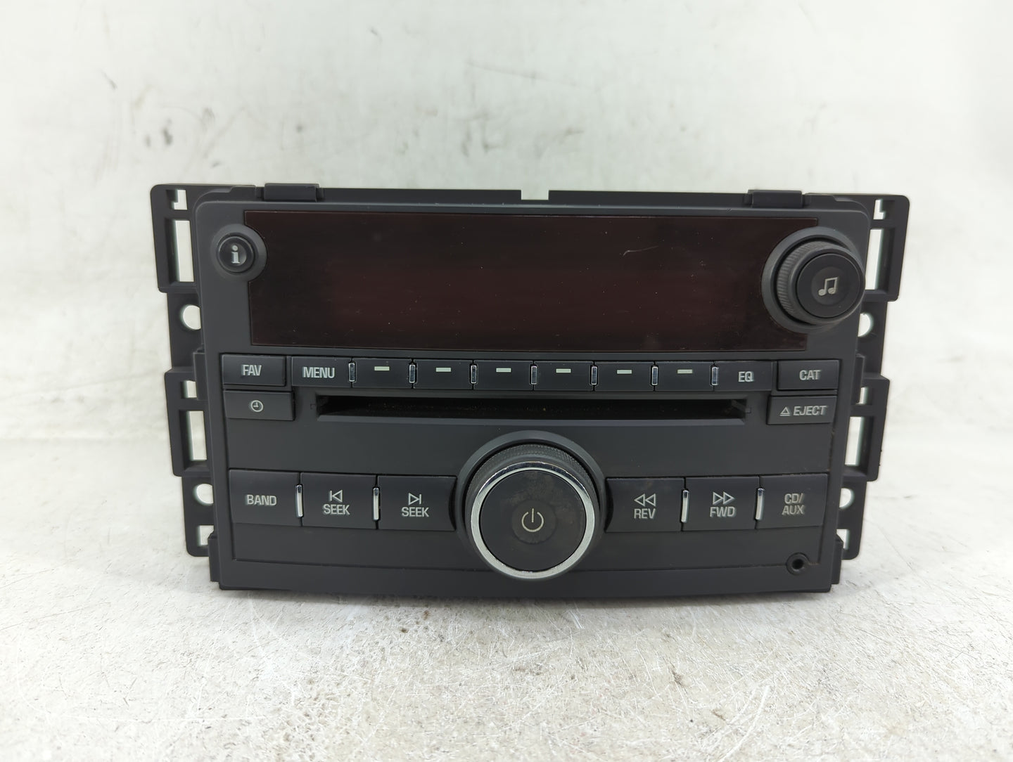 2006 Saturn Vue Radio AM FM Cd Player Receiver Replacement P/N:15790419 Fits OEM Used Auto Parts - Oemusedautoparts1.com