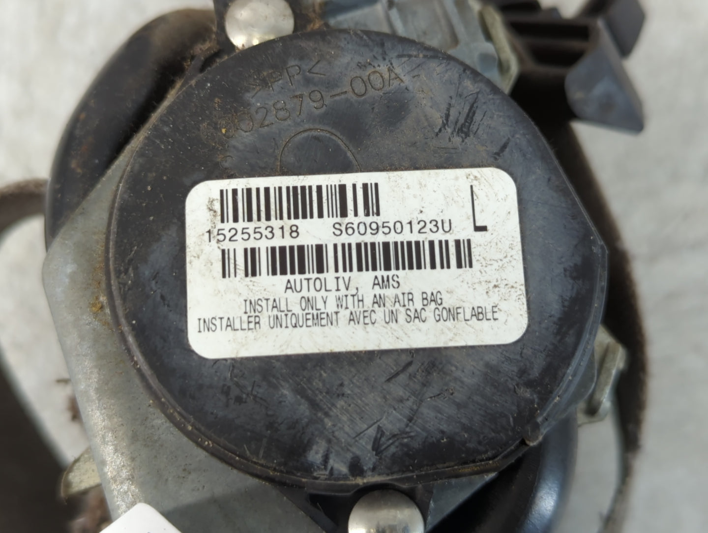 2006-2007 Saturn Vue Passenger Front Seatbelt Retractor - Oemusedautoparts1.com