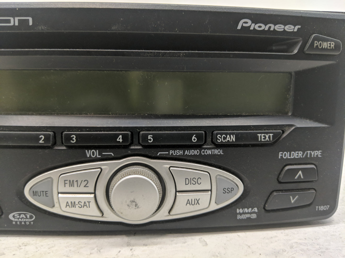 2006-2007 Scion Tc Radio AM FM Cd Player Receiver Replacement P/N:08600-21800 Fits Fits 2006 2007 OEM Used Auto Parts - Oemu