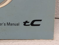 2006 Scion Tc Owners Manual Book Guide OEM Used Auto Parts - Oemusedautoparts1.com
