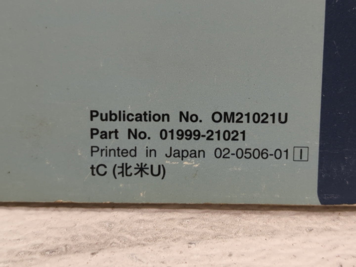 2006 Scion Tc Owners Manual Book Guide OEM Used Auto Parts - Oemusedautoparts1.com