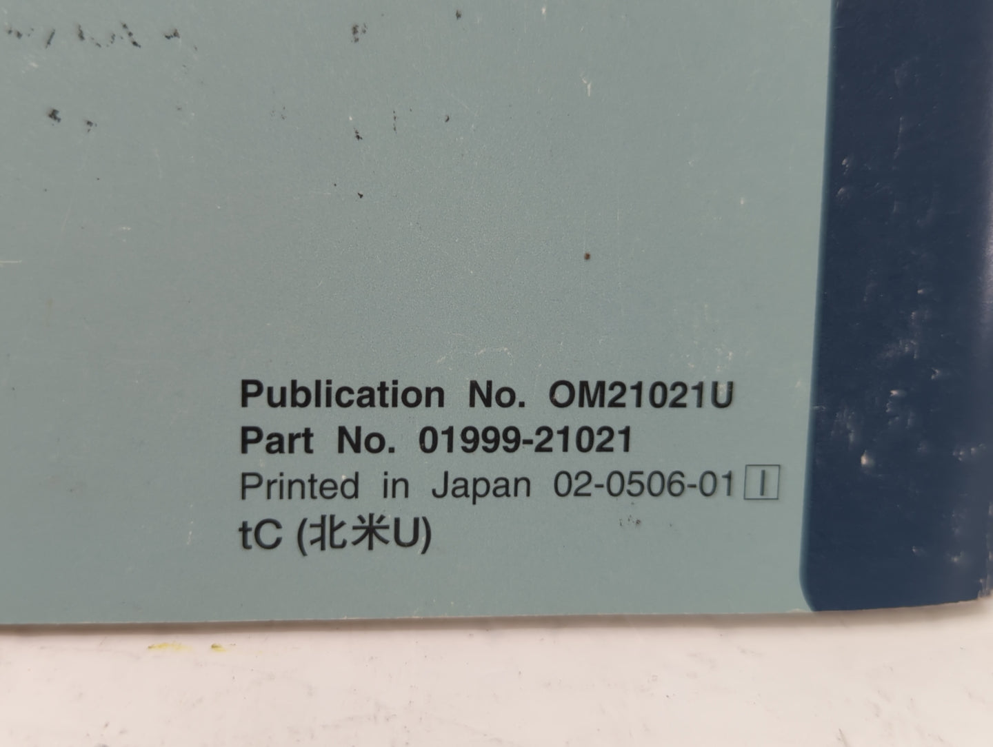 2006 Scion Tc Owners Manual Book Guide OEM Used Auto Parts - Oemusedautoparts1.com