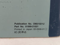 2006 Scion Tc Owners Manual Book Guide OEM Used Auto Parts - Oemusedautoparts1.com