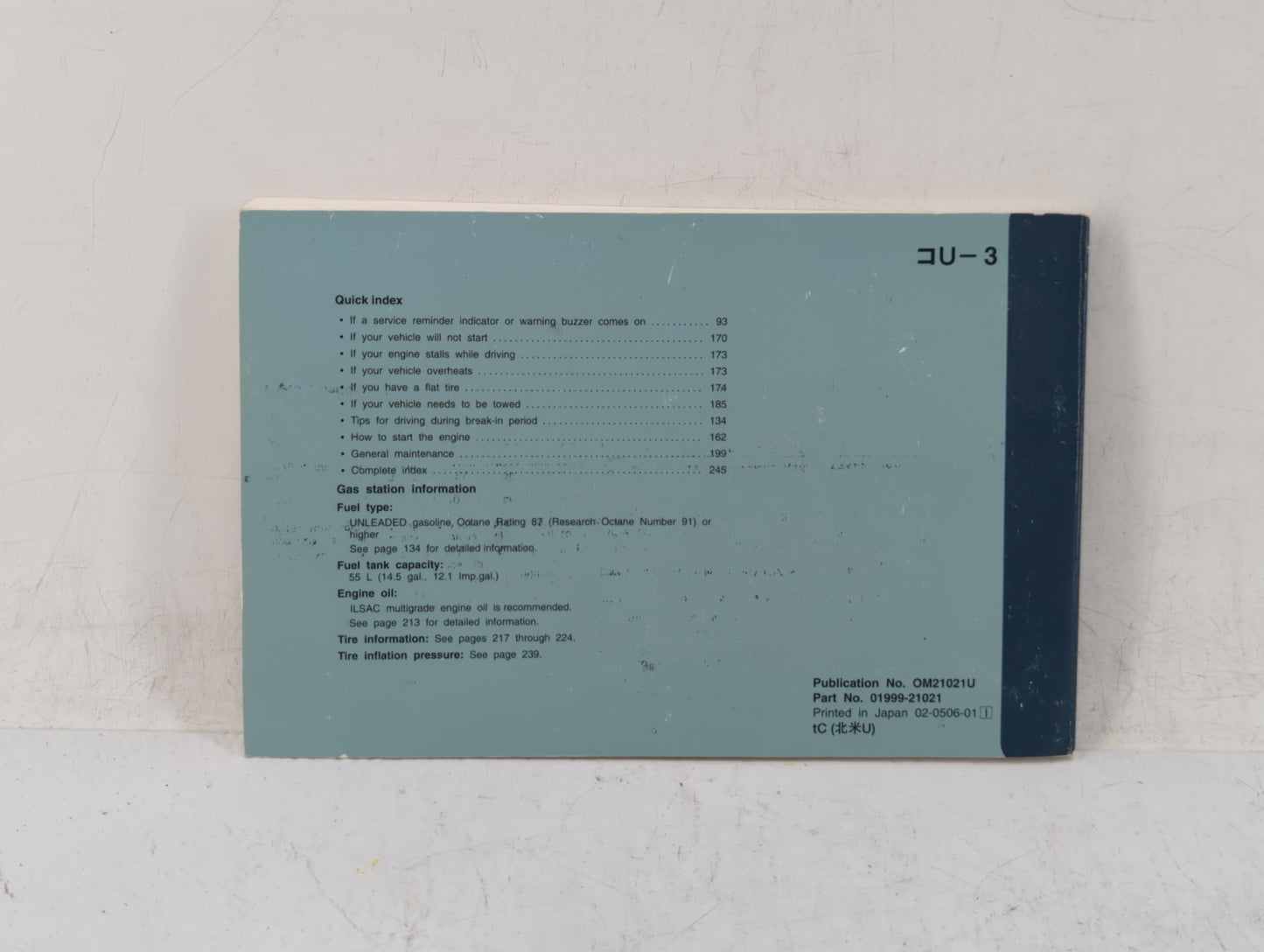 2006 Scion Tc Owners Manual Book Guide OEM Used Auto Parts - Oemusedautoparts1.com