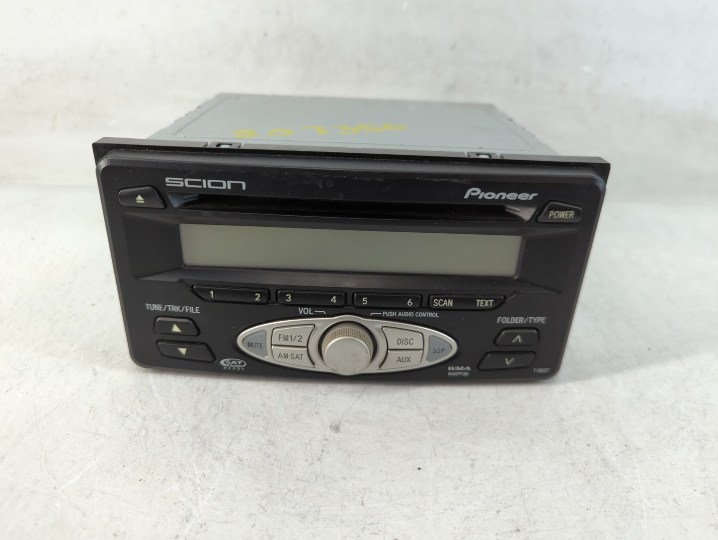 2006-2007 Scion Tc Radio AM FM Cd Player Receiver Replacement P/N:08600-21800 Fits Fits 2006 2007 OEM Used Auto Parts - Oemu