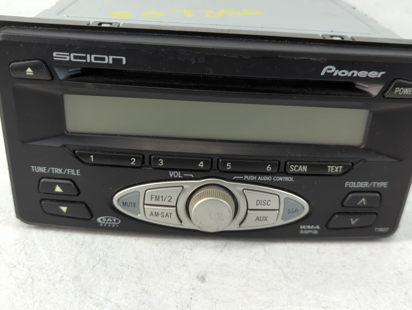 2006-2007 Scion Tc Radio AM FM Cd Player Receiver Replacement P/N:08600-21800 Fits Fits 2006 2007 OEM Used Auto Parts - Oemu