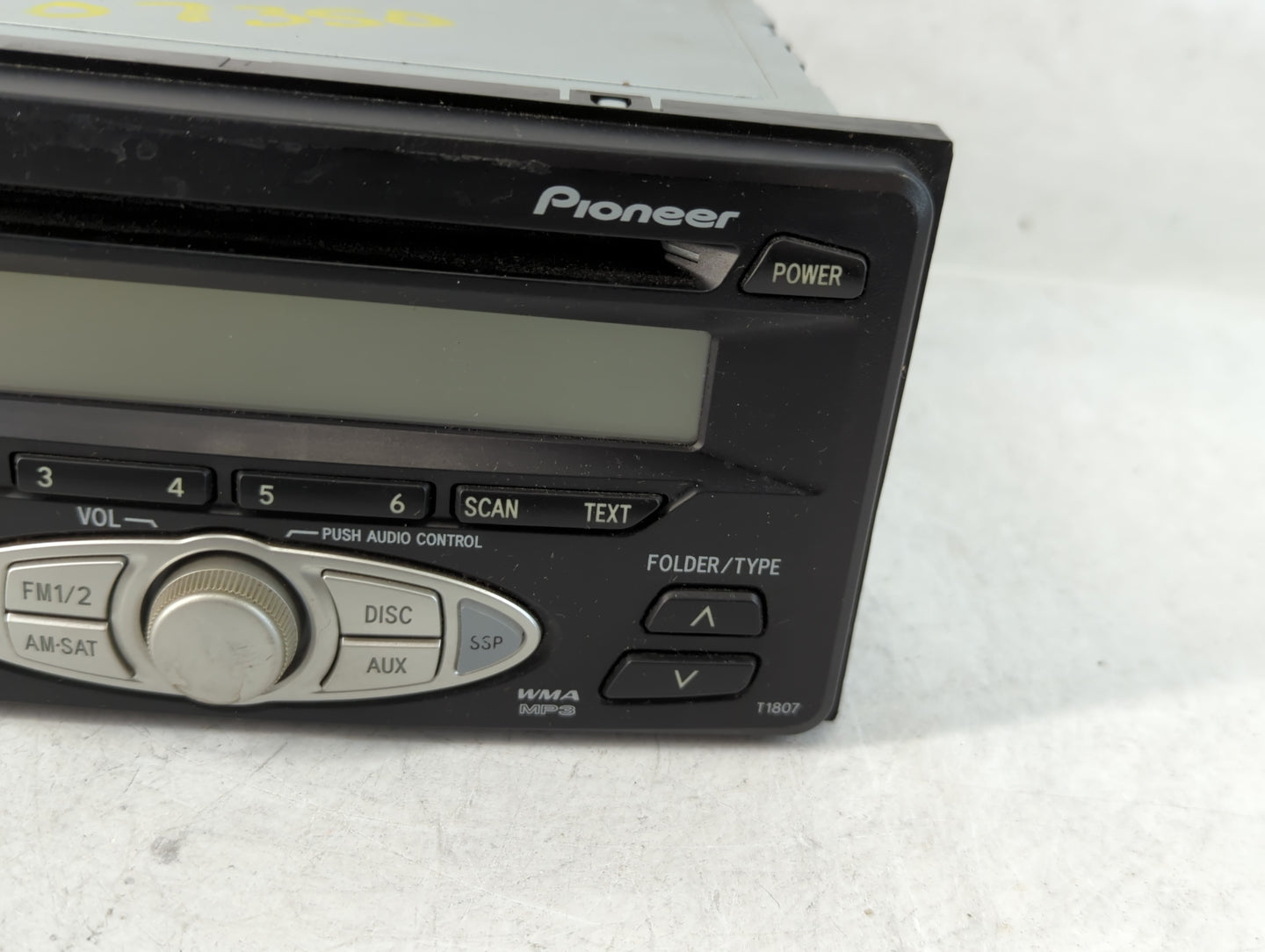 2006-2007 Scion Tc Radio AM FM Cd Player Receiver Replacement P/N:08600-21800 Fits Fits 2006 2007 OEM Used Auto Parts - Oemu