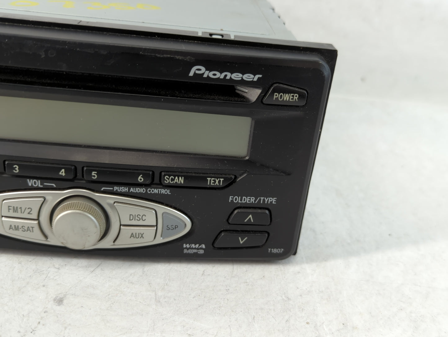2006-2007 Scion Tc Radio AM FM Cd Player Receiver Replacement P/N:08600-21800 Fits Fits 2006 2007 OEM Used Auto Parts - Oemu