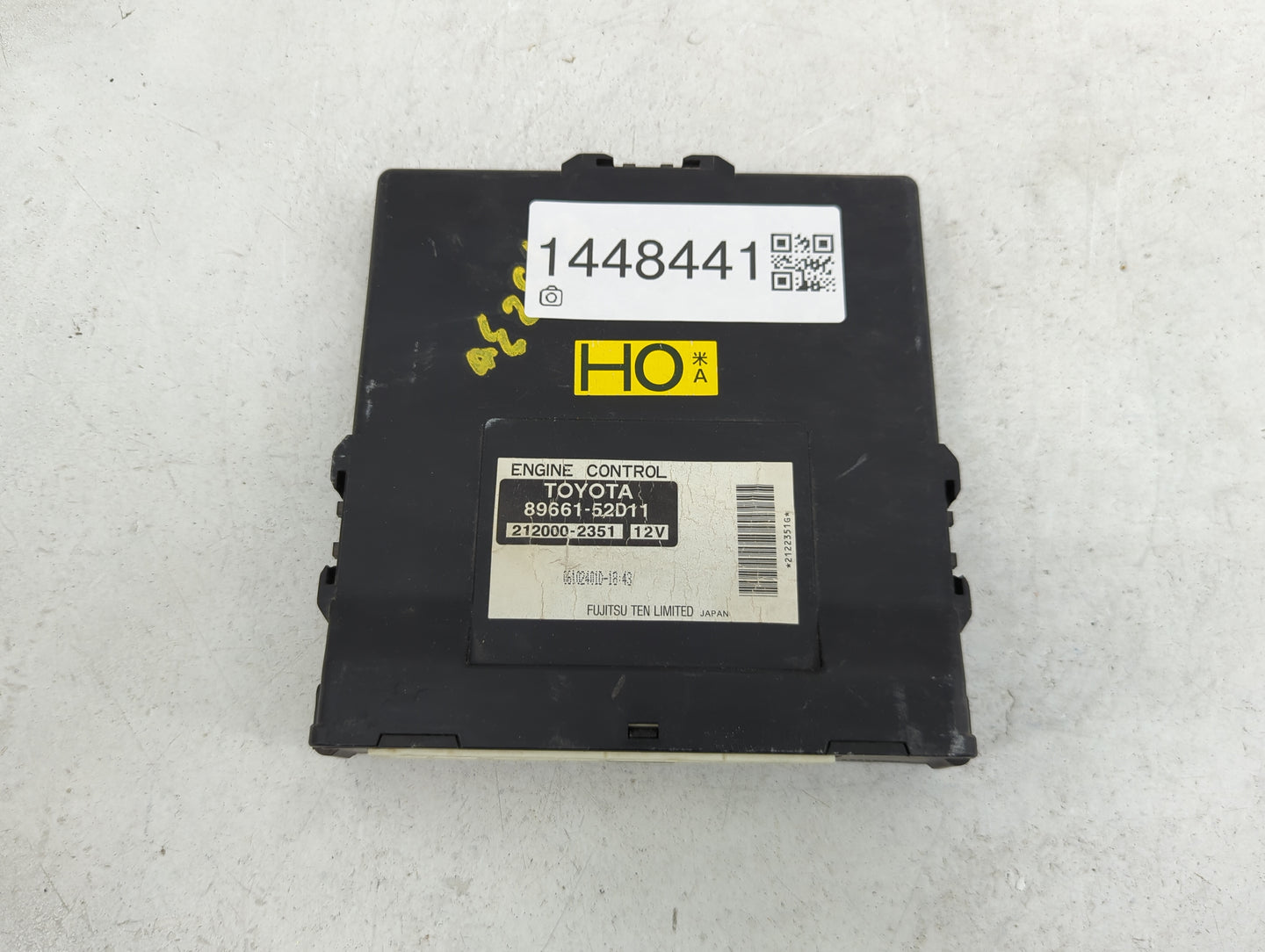 2006 Scion Xa PCM Engine Control Computer ECU ECM PCU OEM P/N:89661-52D11 212000-2351 Fits OEM Used Auto Parts - Oemusedauto