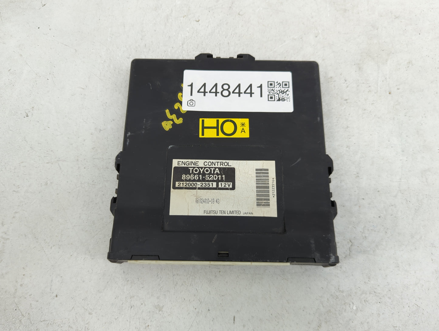 2006 Scion Xa PCM Engine Control Computer ECU ECM PCU OEM P/N:89661-52D11 212000-2351 Fits OEM Used Auto Parts - Oemusedauto