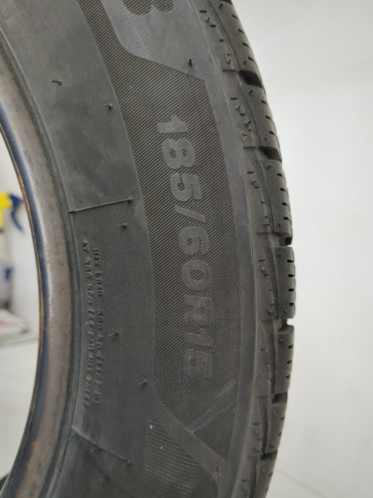 Used Tire 185/60R15 BRIDGESTONE WEATHERPEAK 84H - Tread Depth 8/32 - Oemusedautoparts1.com