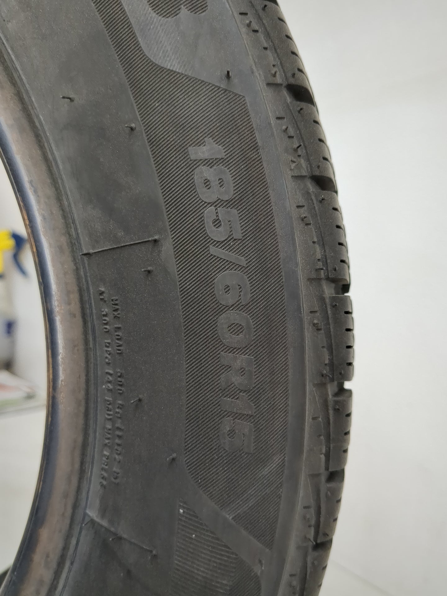 Used Tire 185/60R15 BRIDGESTONE WEATHERPEAK 84H - Tread Depth 8/32 - Oemusedautoparts1.com