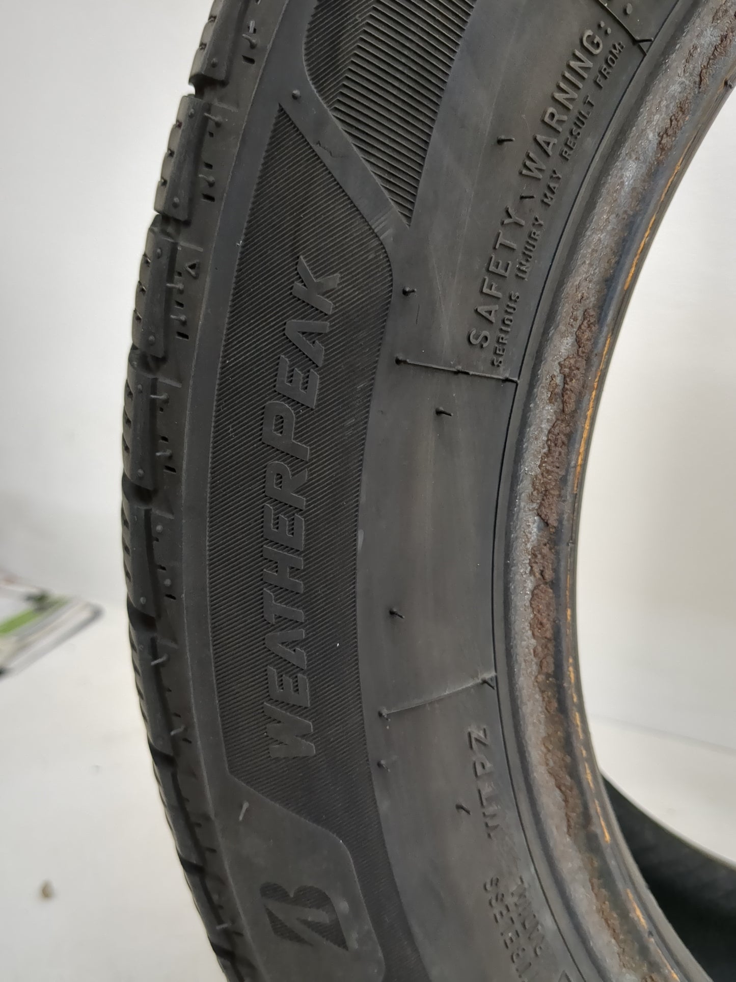 Used Tire 185/60R15 BRIDGESTONE WEATHERPEAK 84H - Tread Depth 6.5/32 - Oemusedautoparts1.com