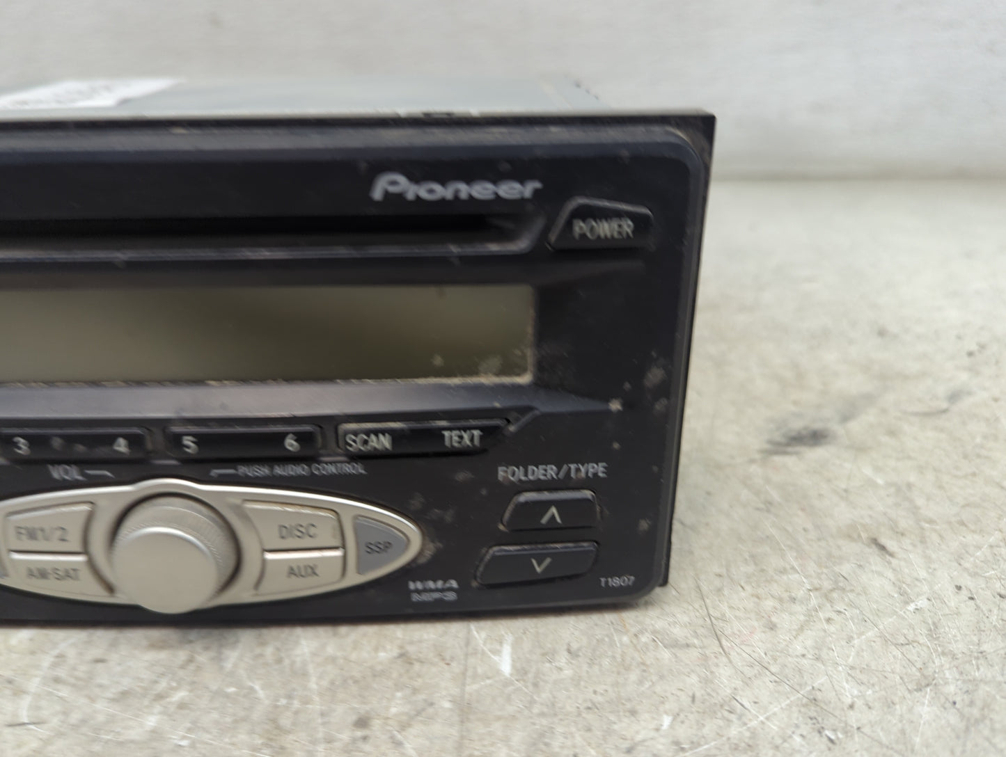 2006 Scion Xb Radio AM FM Cd Player Receiver Replacement P/N:DEH-M8057 08600-21800, EDTW000357UC Fits OEM Used Auto Parts - 