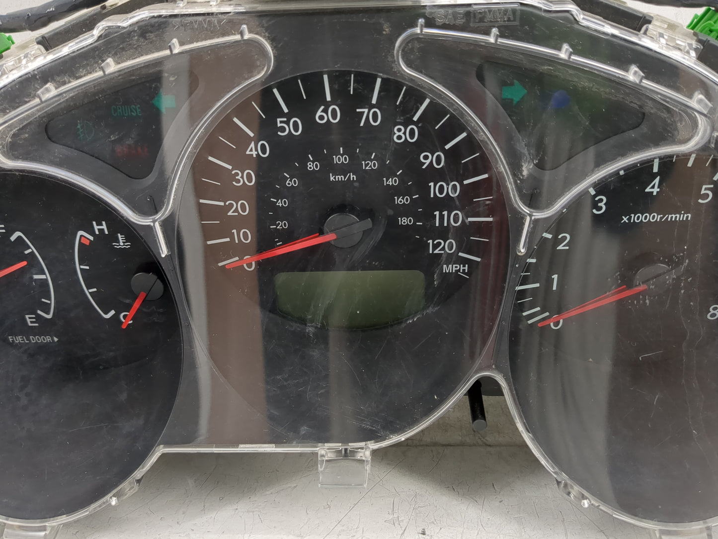 2006 Subaru Forester Instrument Cluster Speedometer Gauges P/N:85014SA230 Fits OEM Used Auto Parts - Oemusedautoparts1.com