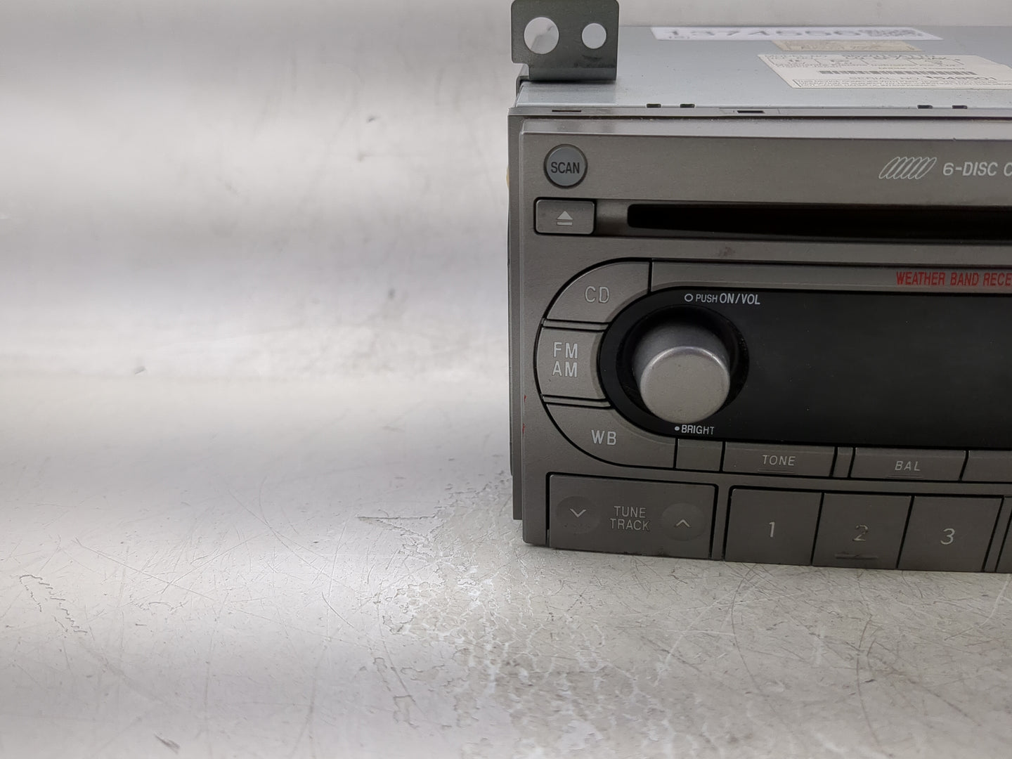 2006 Subaru Forester Radio AM FM Cd Player Receiver Replacement P/N:86201SA110 Fits OEM Used Auto Parts - Oemusedautoparts1.