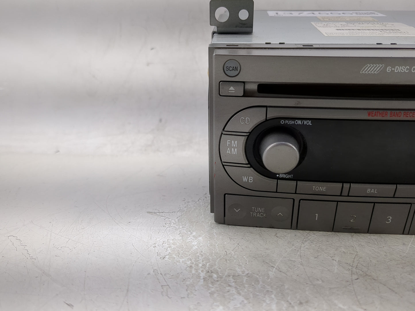 2006 Subaru Forester Radio AM FM Cd Player Receiver Replacement P/N:86201SA110 Fits OEM Used Auto Parts - Oemusedautoparts1.