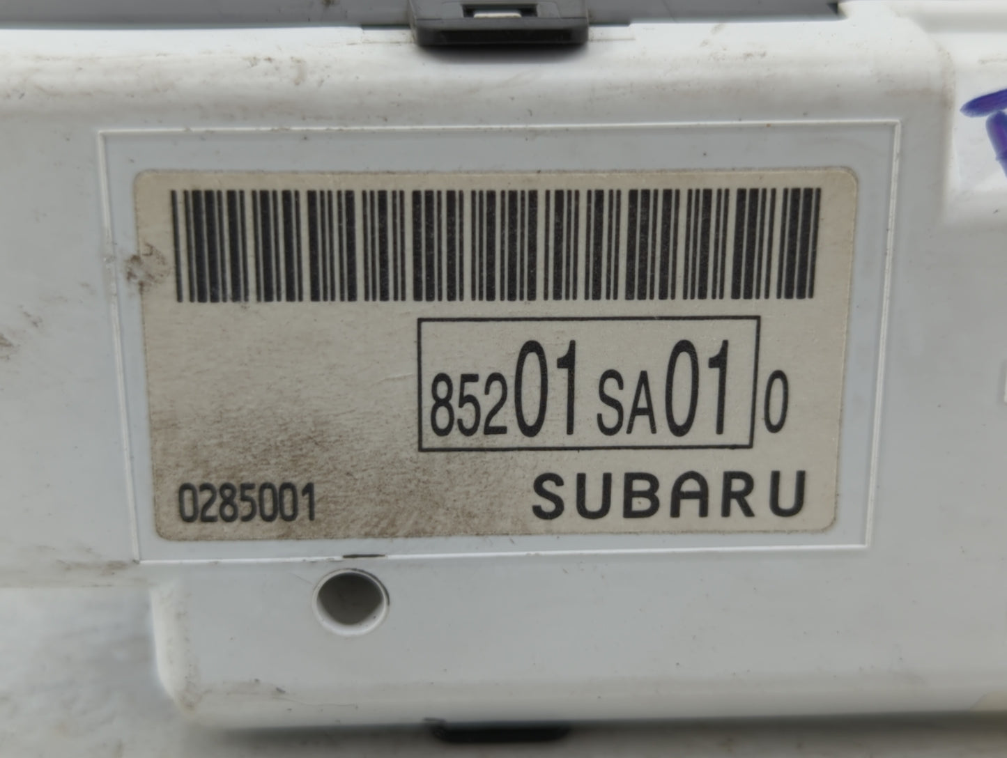 2006 Subaru Forester Digitial Dash Clock P/N:85201SA010 Fits OEM Used Auto Parts - Oemusedautoparts1.com