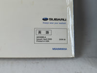 2006 Subaru Forester Owners Manual Book Guide P/N:MSA5M0603A OEM Used Auto Parts - Oemusedautoparts1.com