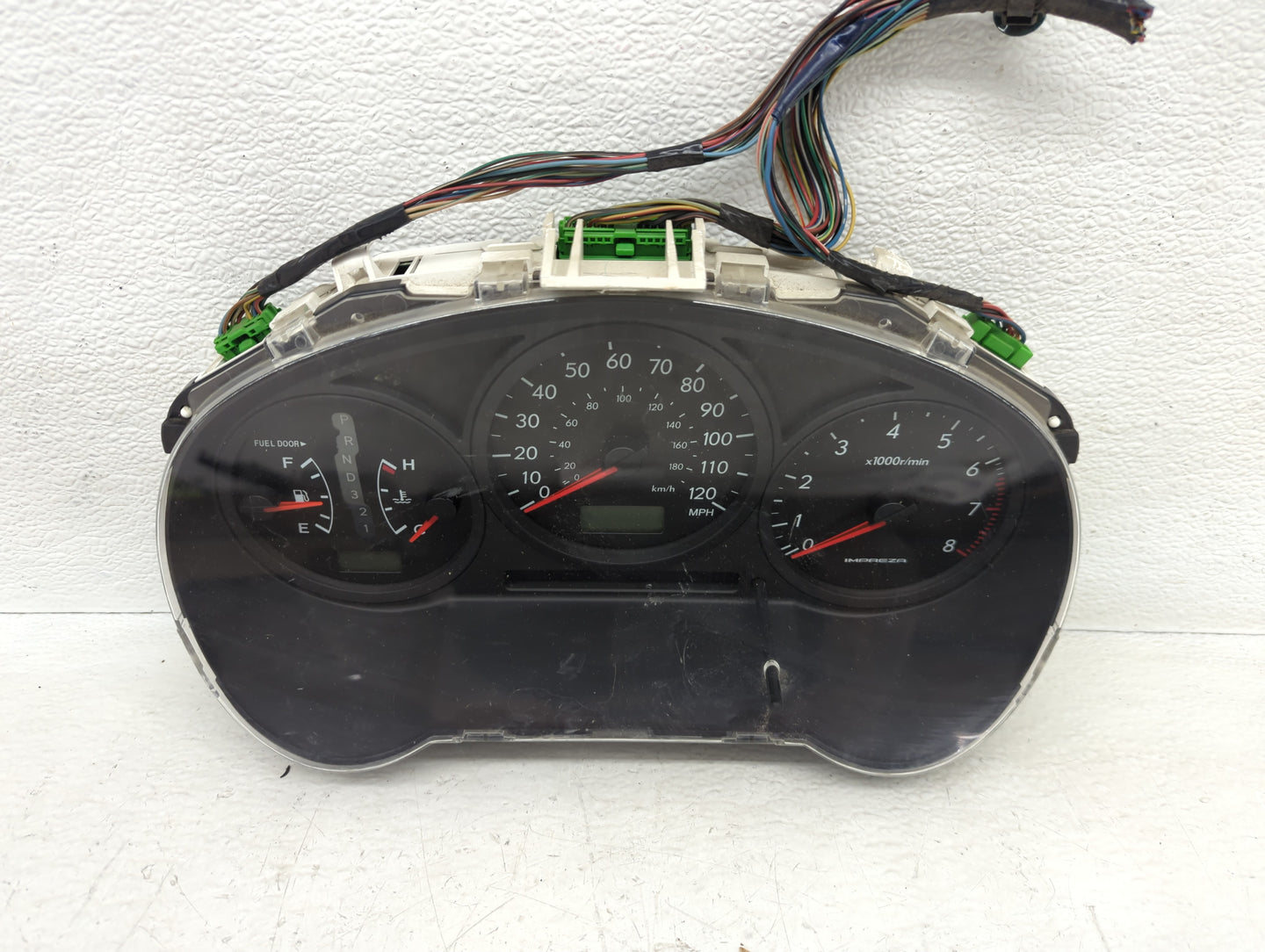 2006 Subaru Impreza Instrument Cluster Speedometer Gauges P/N:85002FE110 Fits OEM Used Auto Parts - Oemusedautoparts1.com