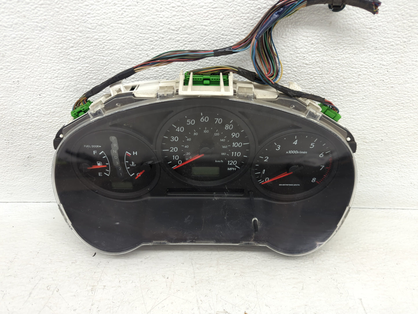 2006 Subaru Impreza Instrument Cluster Speedometer Gauges P/N:85002FE110 Fits OEM Used Auto Parts - Oemusedautoparts1.com