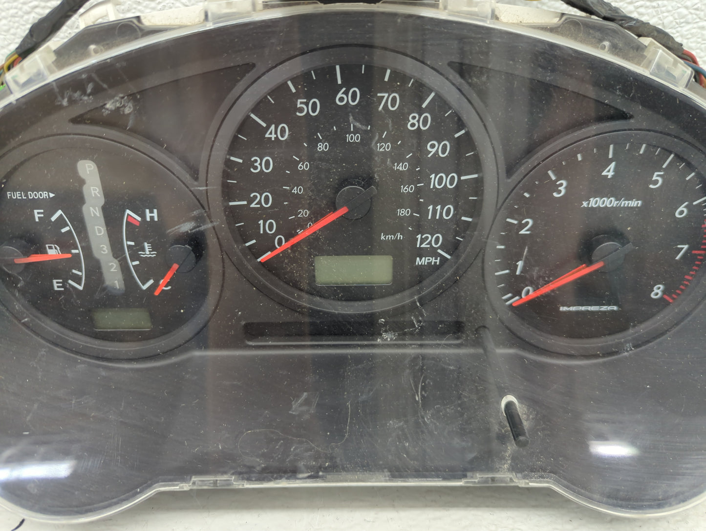 2006 Subaru Impreza Instrument Cluster Speedometer Gauges P/N:85002FE110 Fits OEM Used Auto Parts - Oemusedautoparts1.com