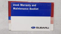 2006 Subaru Impreza Owners Manual Book Guide OEM Used Auto Parts - Oemusedautoparts1.com