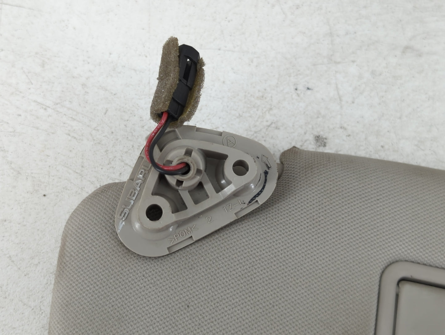 2006-2009 Subaru Legacy Sun Visor Shade Replacement Driver Left Mirror Fits Fits 2006 2007 2008 2009 OEM Used Auto Parts - O