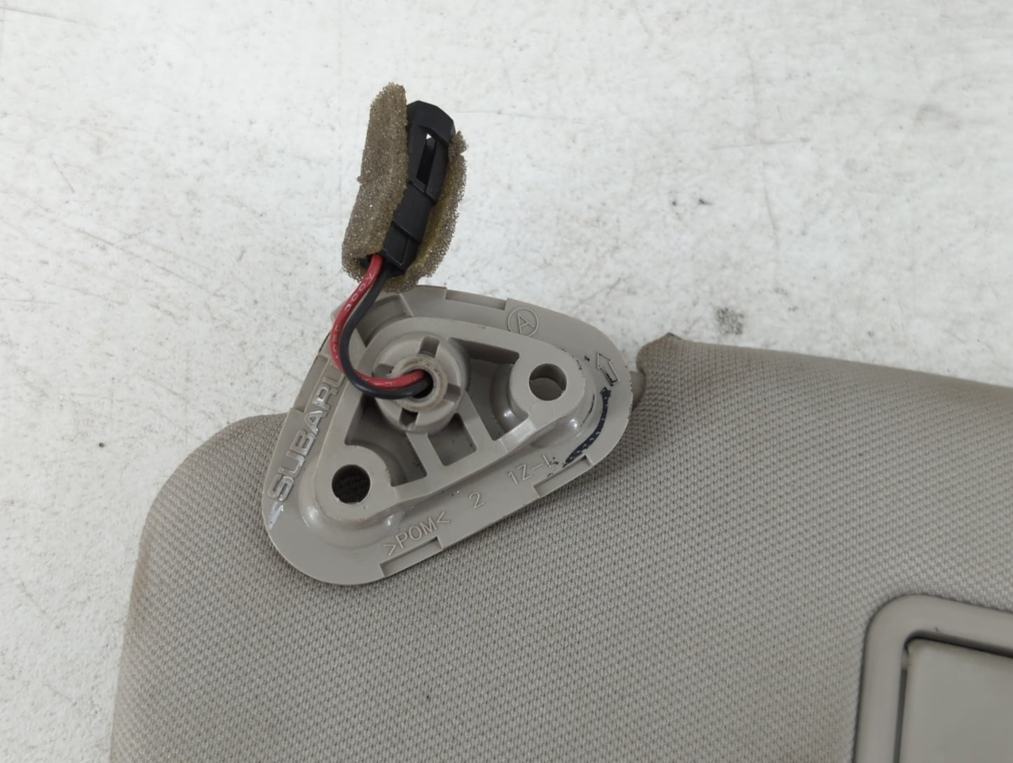 2006-2009 Subaru Legacy Sun Visor Shade Replacement Driver Left Mirror Fits Fits 2006 2007 2008 2009 OEM Used Auto Parts - O