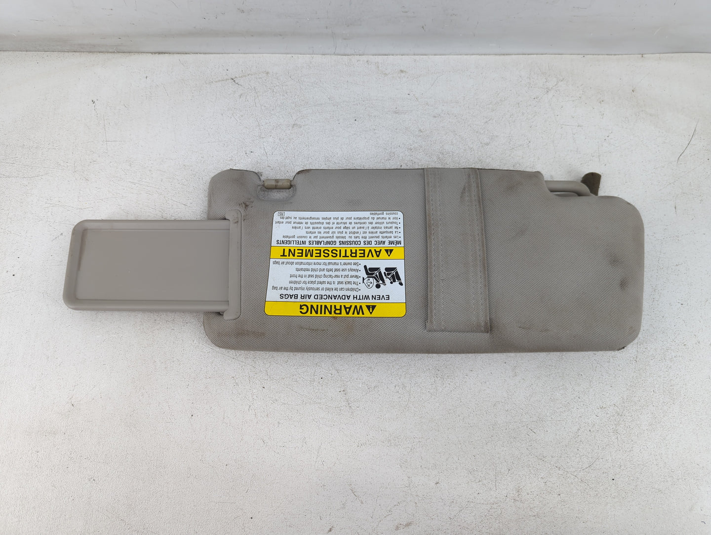 2006-2009 Subaru Legacy Sun Visor Shade Replacement Driver Left Mirror Fits Fits 2006 2007 2008 2009 OEM Used Auto Parts - O